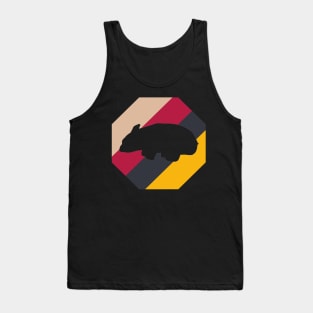 wombat retro style design tier liebhaber Tank Top